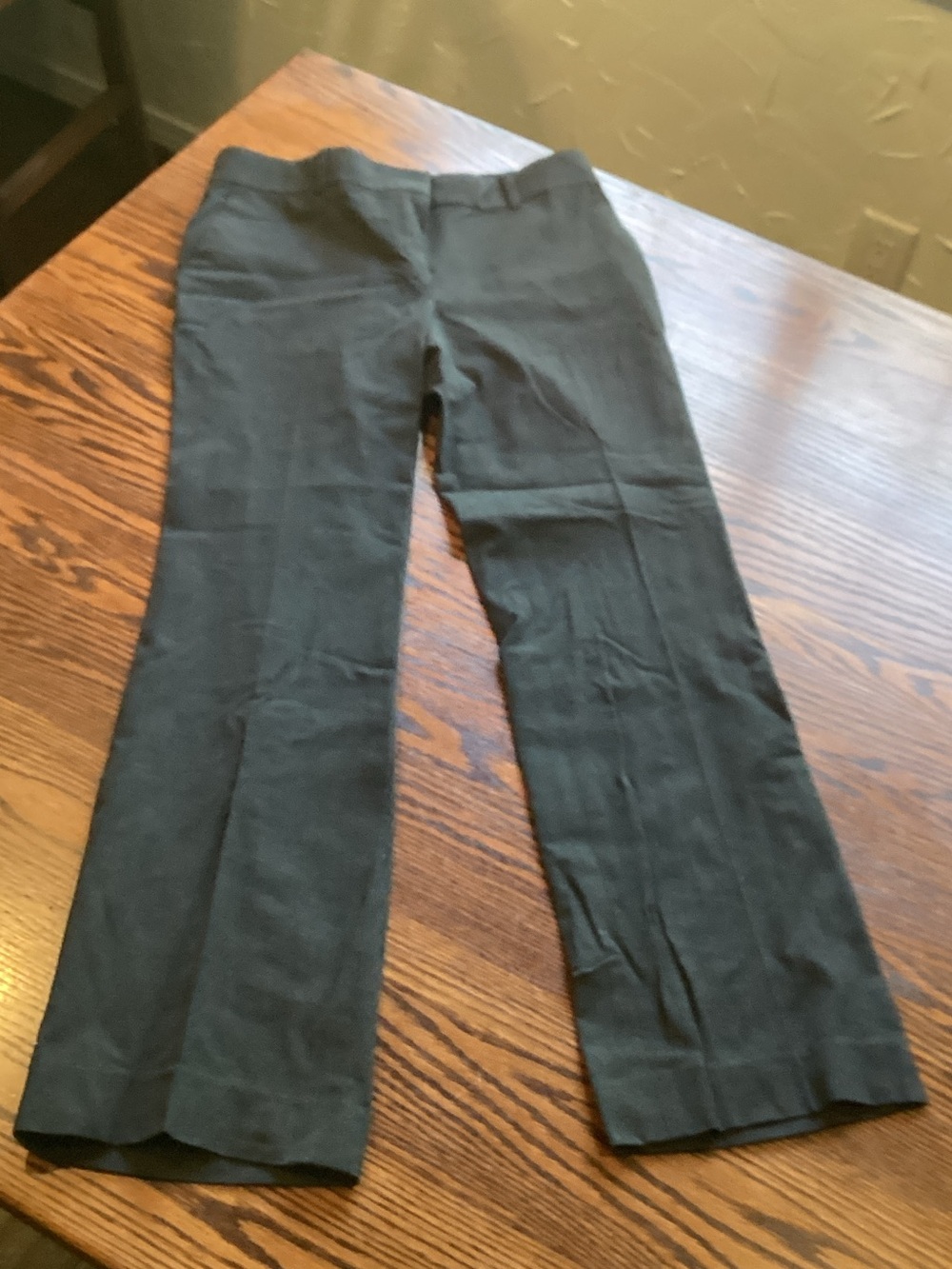 Ann Taylor Dark Grey Devin-Fit Dress Pants